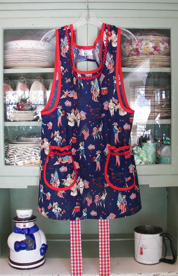Grandma Old Fashioned USA apron